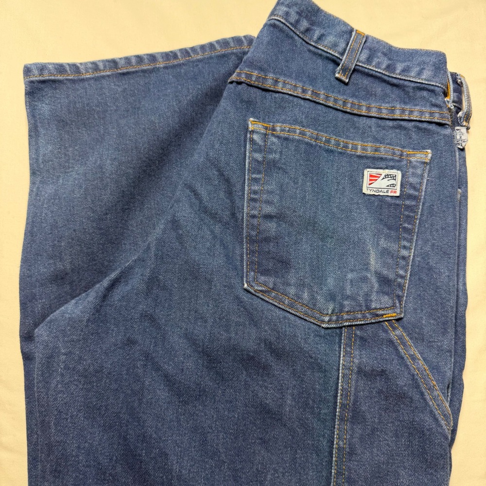Tyndale FR F290T Mens Flame Resistant Carpenter Jeans 32x32 Made in USA CAT2